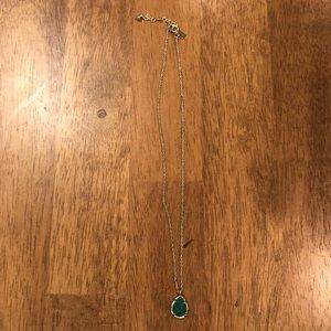 Kendra Scott Pendant Necklace in Jade Green